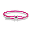 Bracelete de Cordão em H
